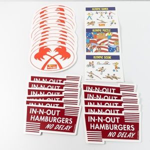 In N Out Sticker Decal Bundle Lot IN-N-OUT Burger